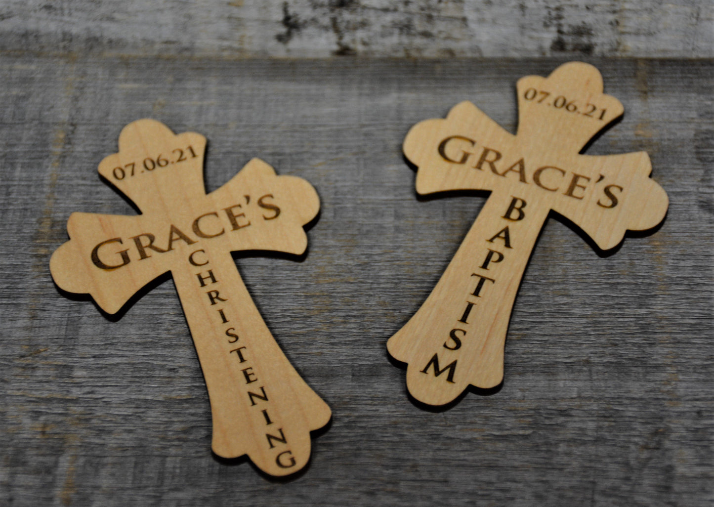 Baptism/Christening Custom Crosses.