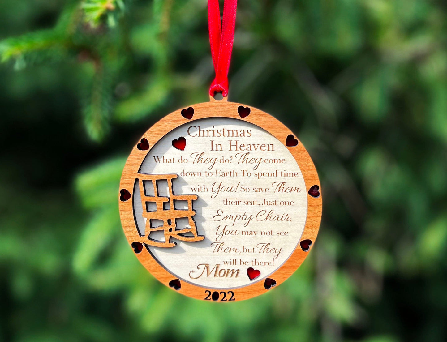 Christmas in Heaven Ornament.