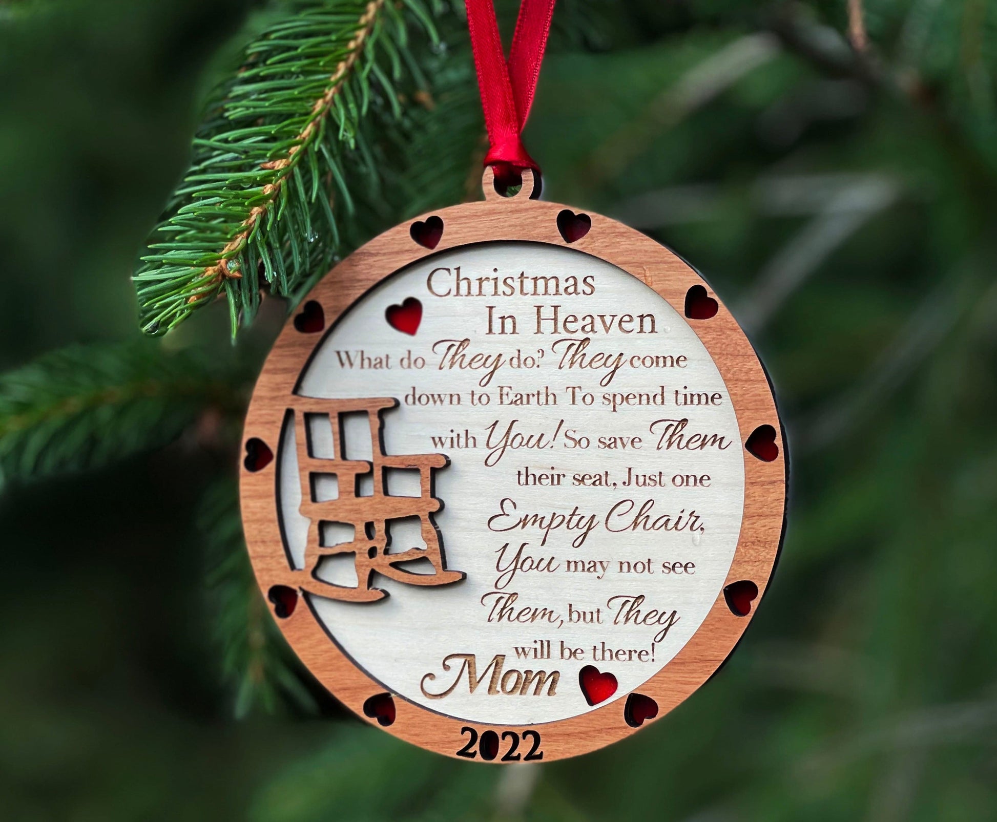 Christmas in Heaven Ornament.