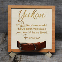 Custom Dog Collar Remembrance Frame.