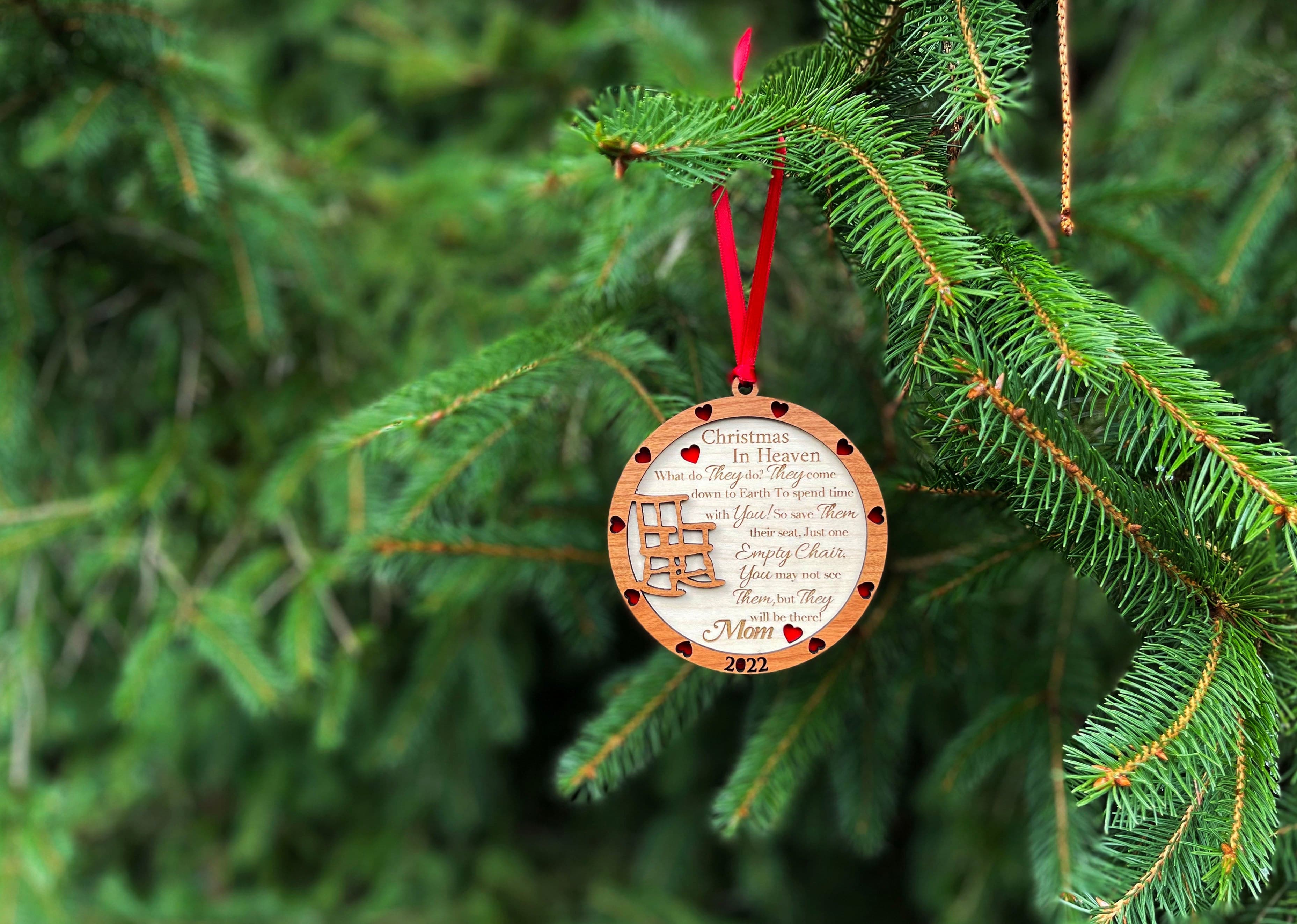 Christmas in Heaven Ornament.