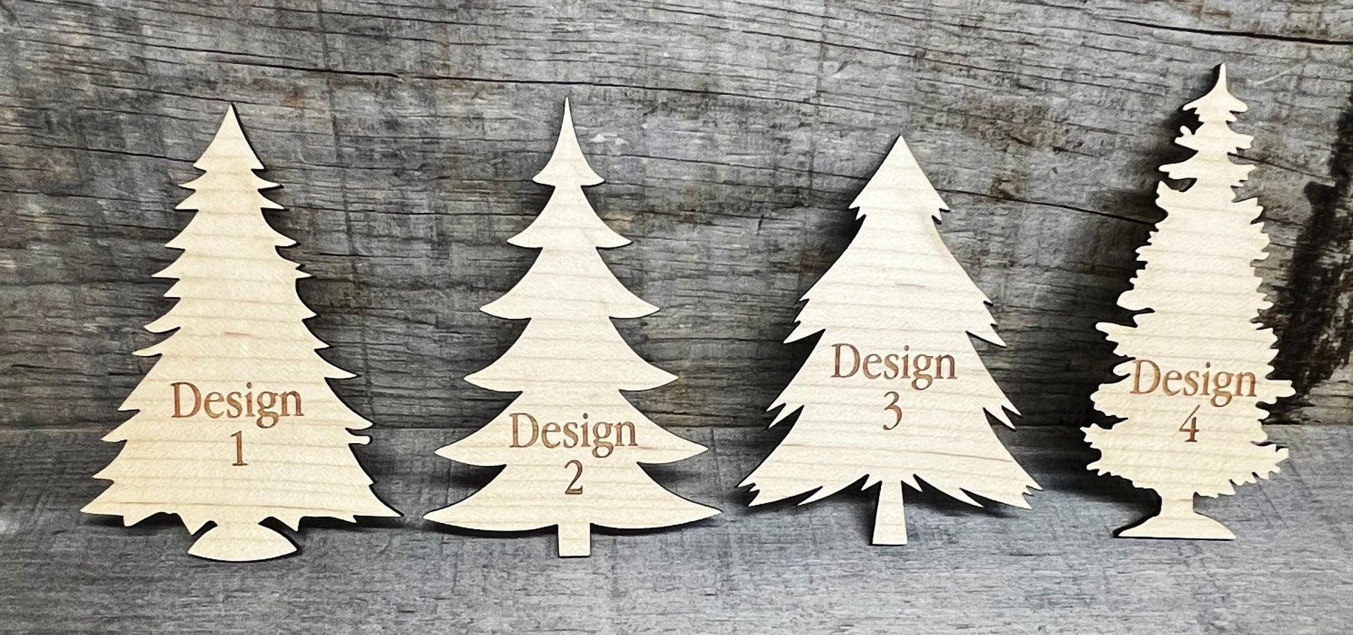 Christmas Tree Blanks - set of 3.