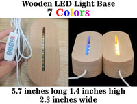 Photo Engraved Light Lamp - 7 Colours.