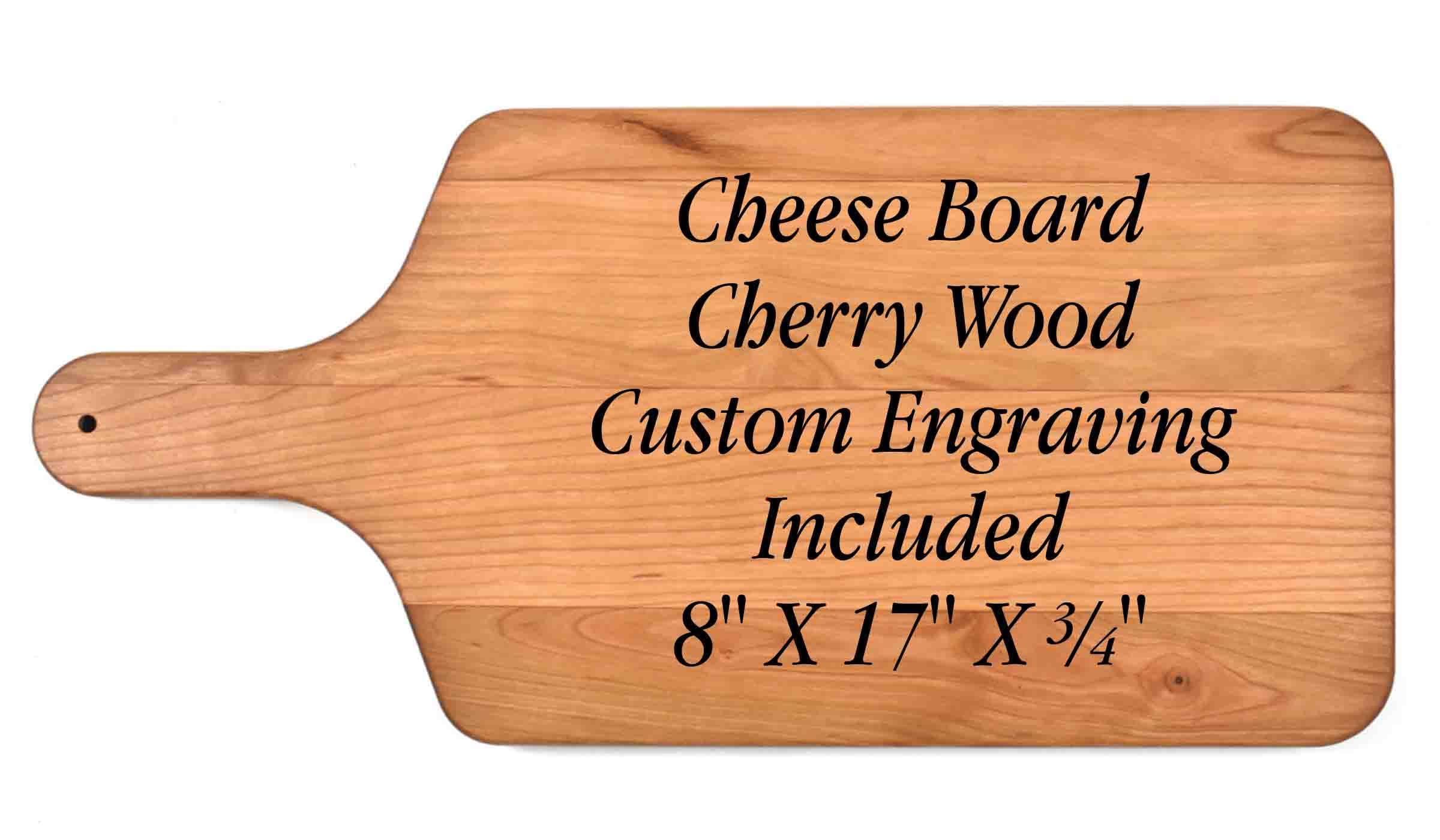Solid Wood Cheese Board - Your Custom Design.