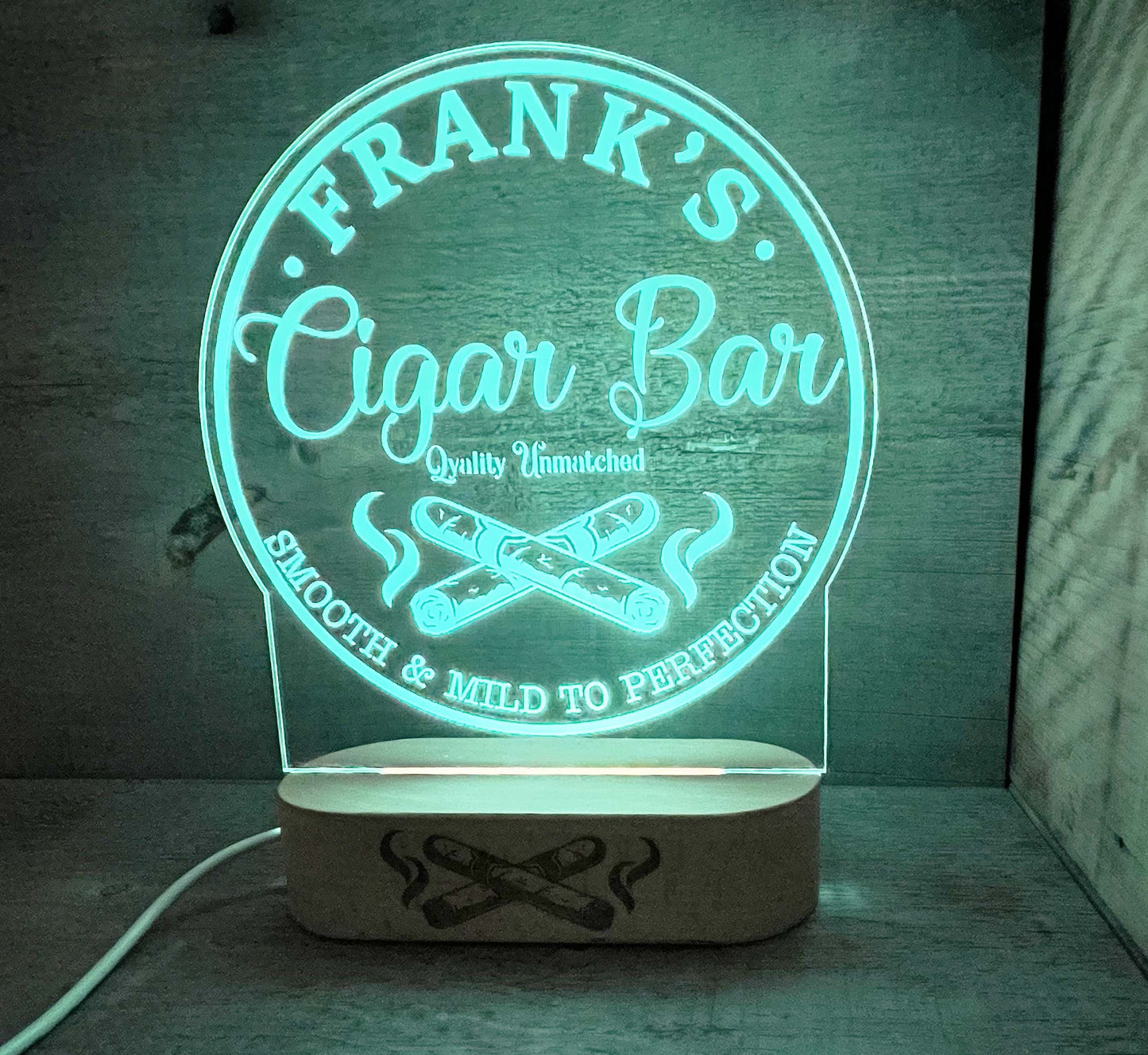 Cigar Bar Light Sign - 7 colours.