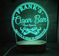Cigar Bar Light Sign - 7 colours.