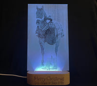 Photo Engraved Light Lamp - 7 Colours.