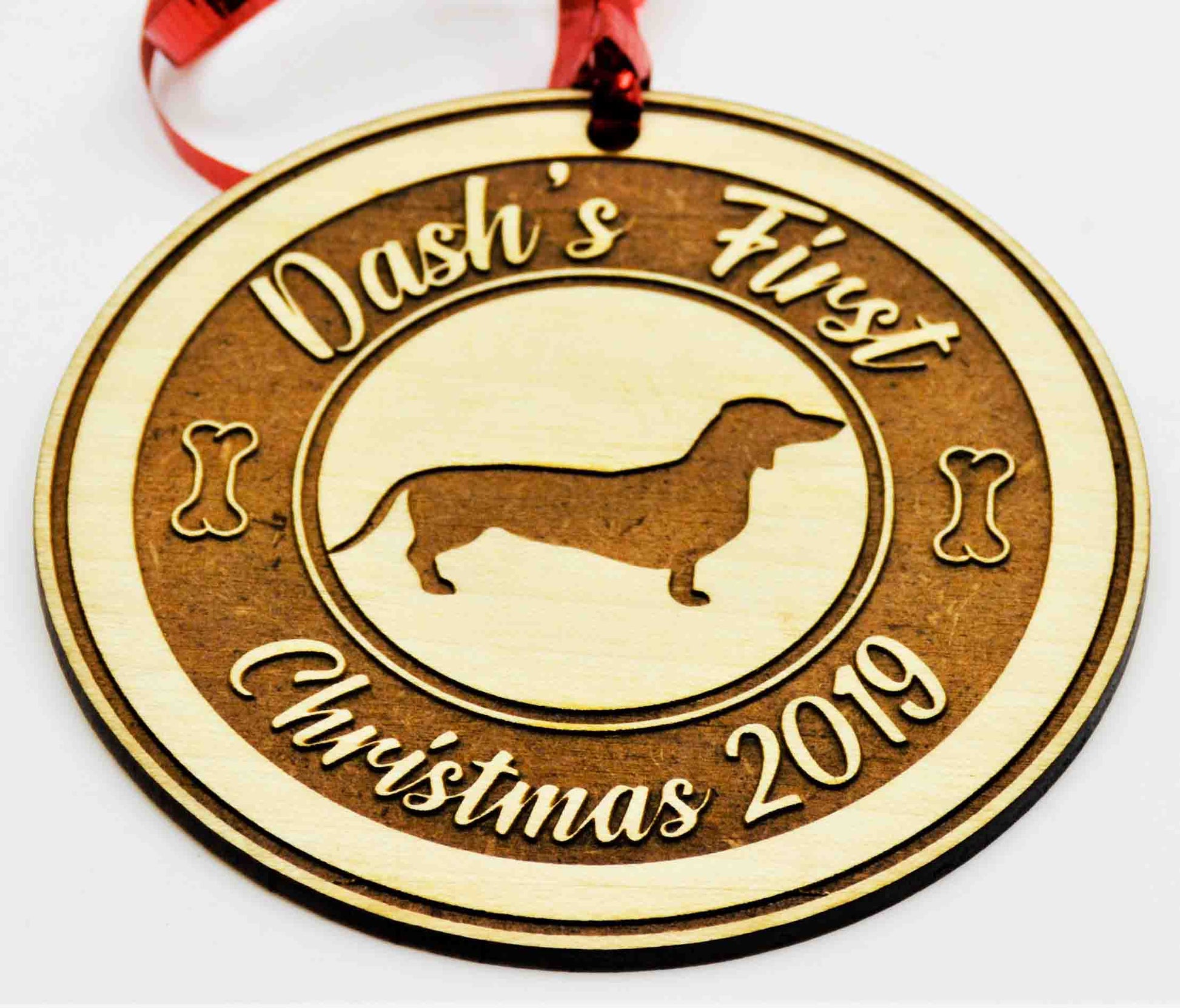 Christmas Ornament - Dogs First Christmas.