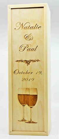Pine Wine Boxes - Design 1.