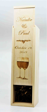 Pine Wine Boxes - Design 1.