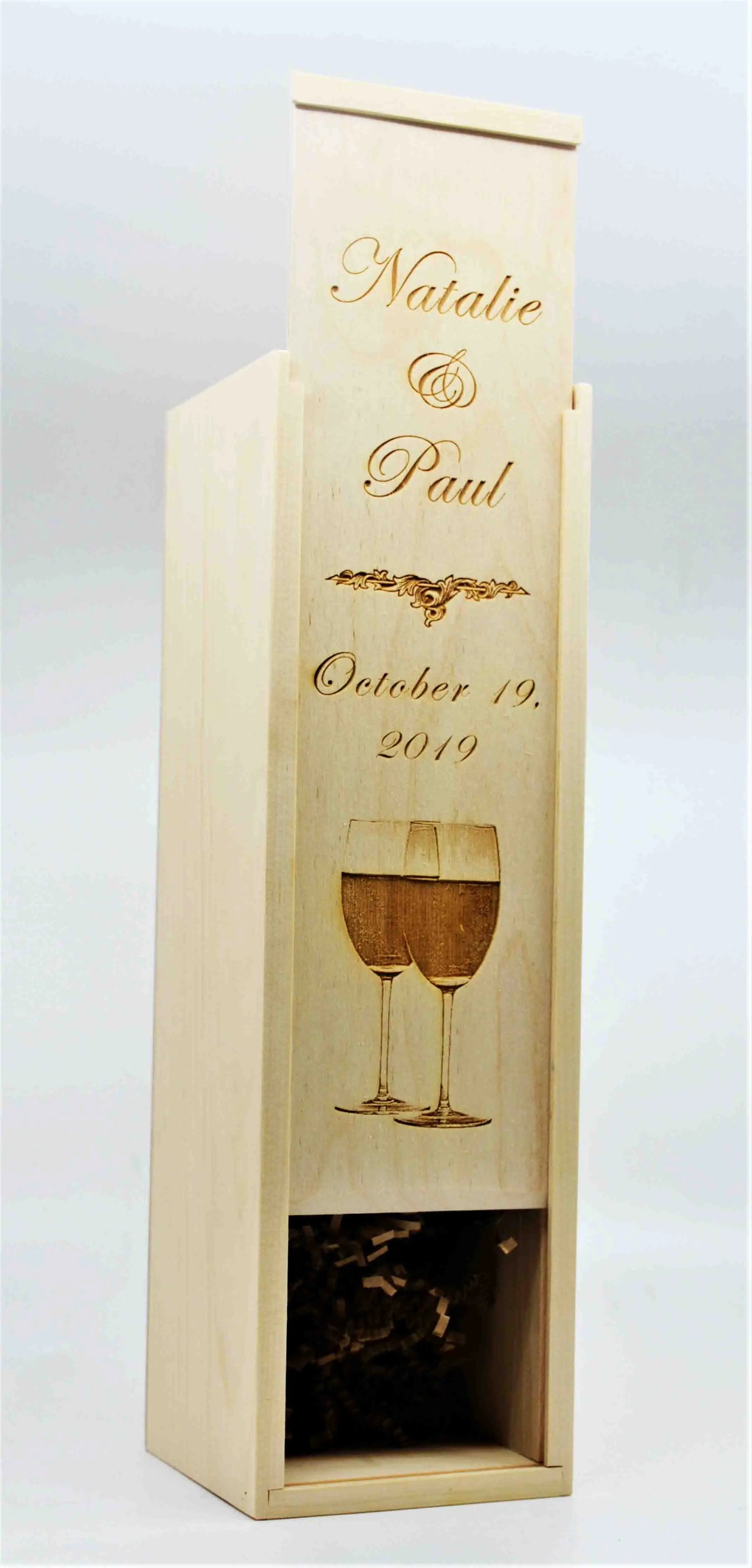 Pine Wine Boxes - Design 1.