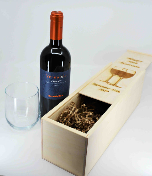 Pine Wine Boxes - Design 1.