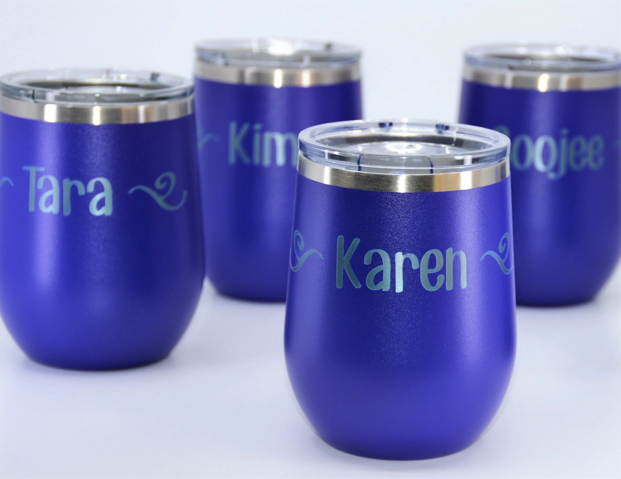 Custom Engraved Stainless Steel 12OZ Wine Tumbler