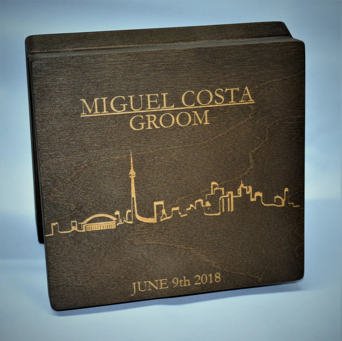 Groomsman Wooden Gift Boxes - Design 17.