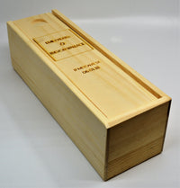 Custom Design Engraved Pine Wine Boxes.
