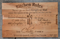 Custom Solid Maple Cutting Board Design 51 Kitchen Rules.
