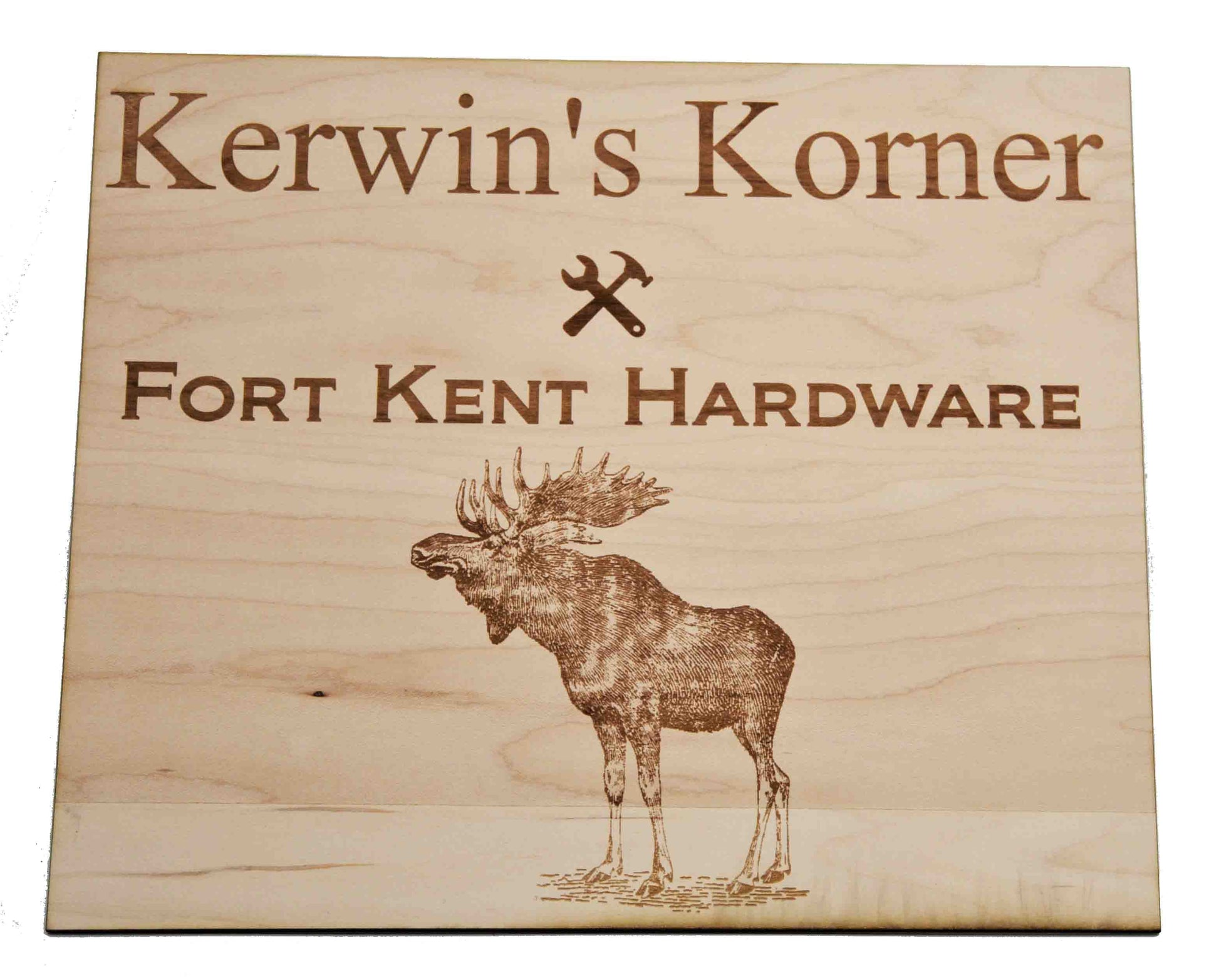 Laser Cut And Engraved Wooden Signs/Nameplates.