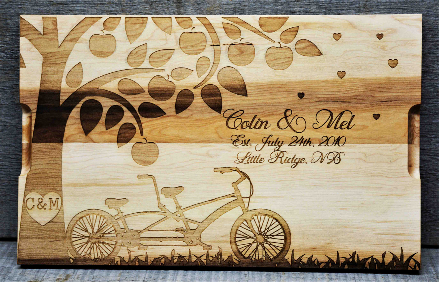 Custom Solid Maple Cutting Board - Your Design.