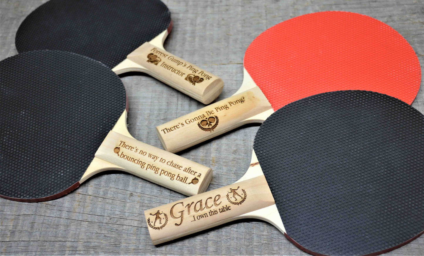 Custom Ping Pong Paddles.