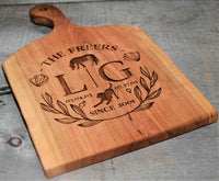 ARTISAN SOLID WOOD CUTTING/SERVING BOARD DESIGN 1.