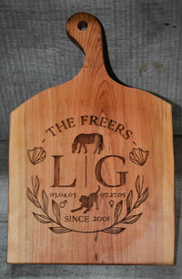 ARTISAN SOLID WOOD CUTTING/SERVING BOARD DESIGN 1.