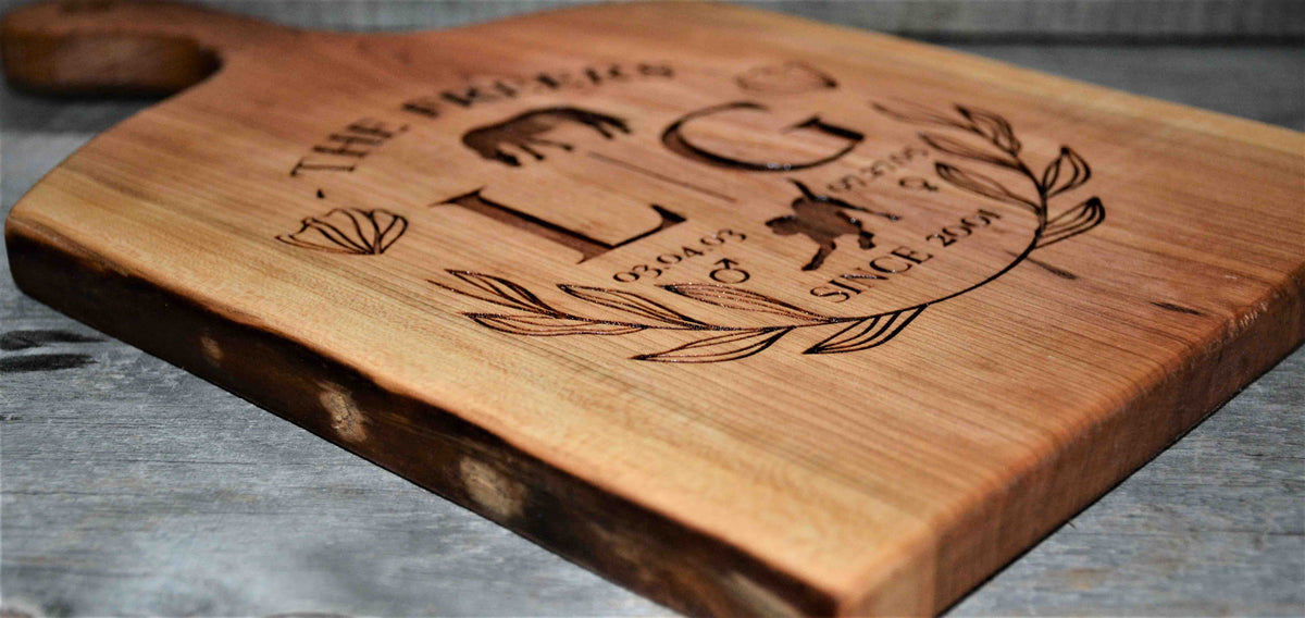 ARTISAN SOLID WOOD CUTTING/SERVING BOARD DESIGN 1.