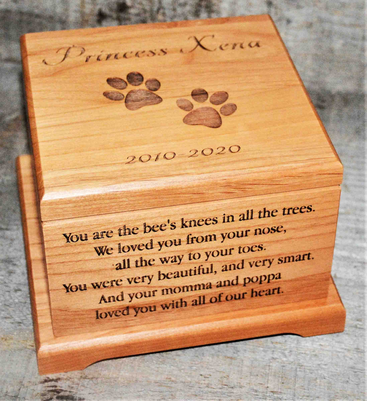 Pet Funeral Urns.