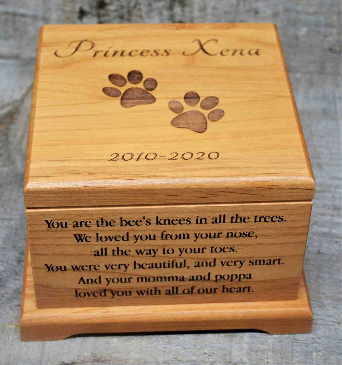 Pet Funeral Urns.