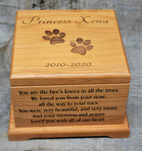 Pet Funeral Urns.