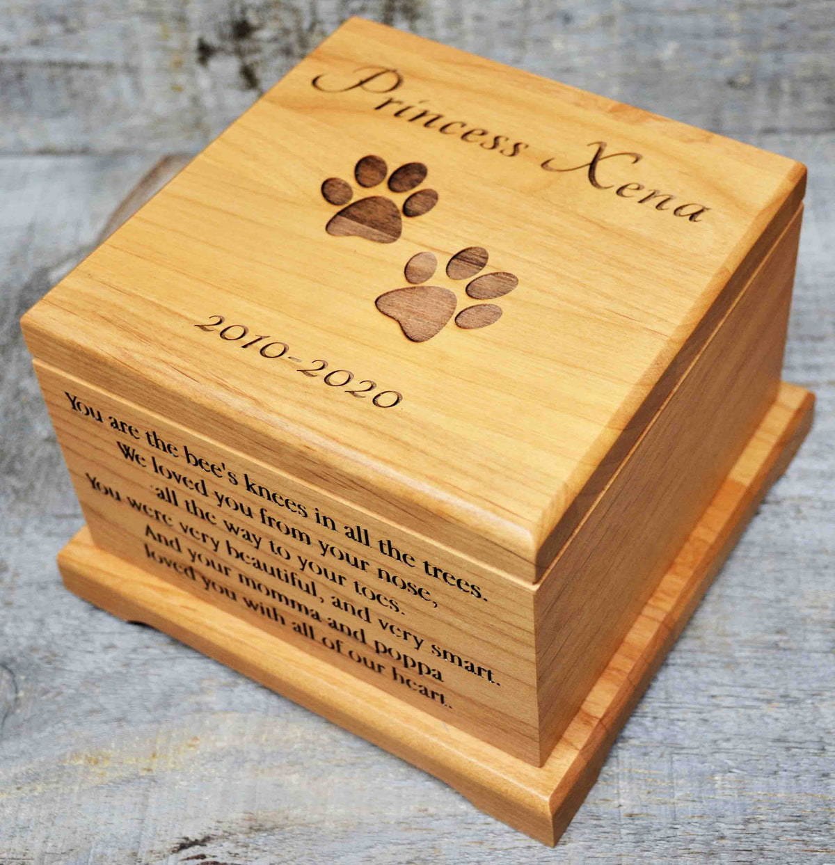 Pet Funeral Urns.