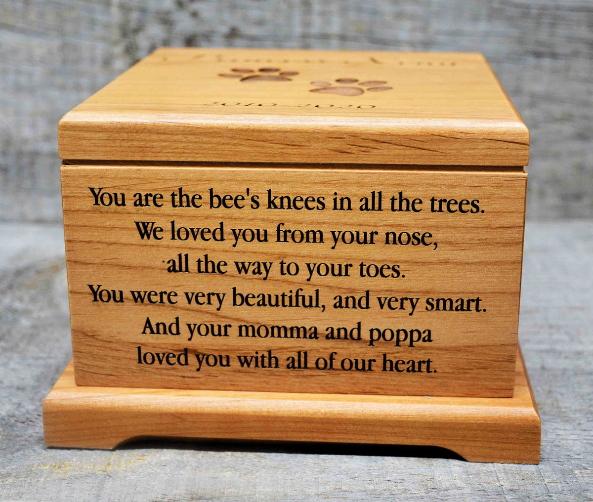 Pet Funeral Urns.