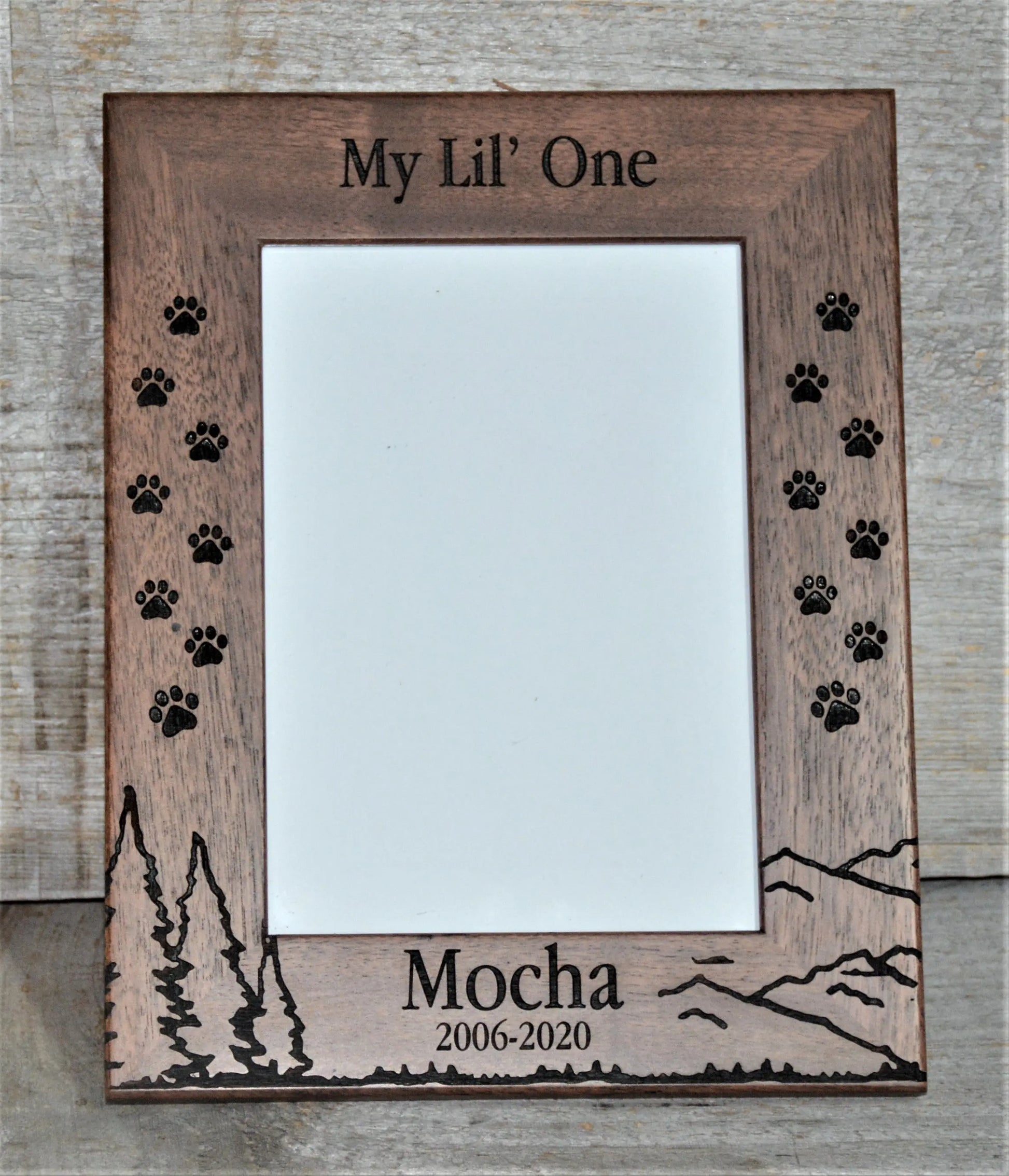 Walnut Picture Frames.