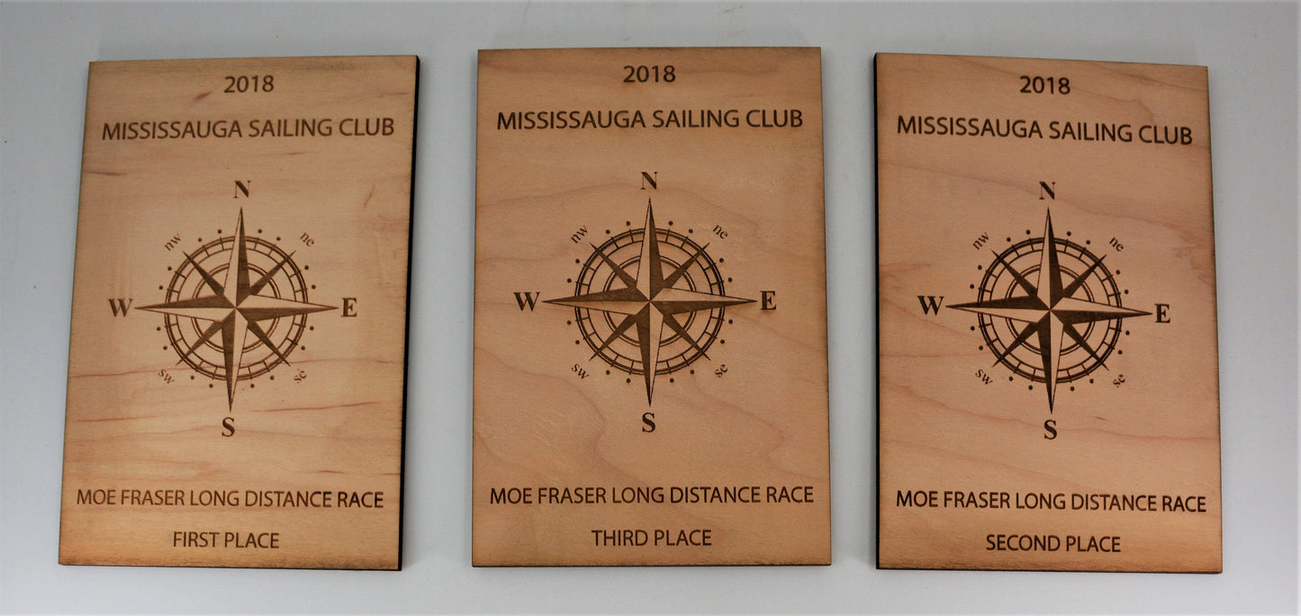 Laser Cut And Engraved Wooden Signs/Nameplates.