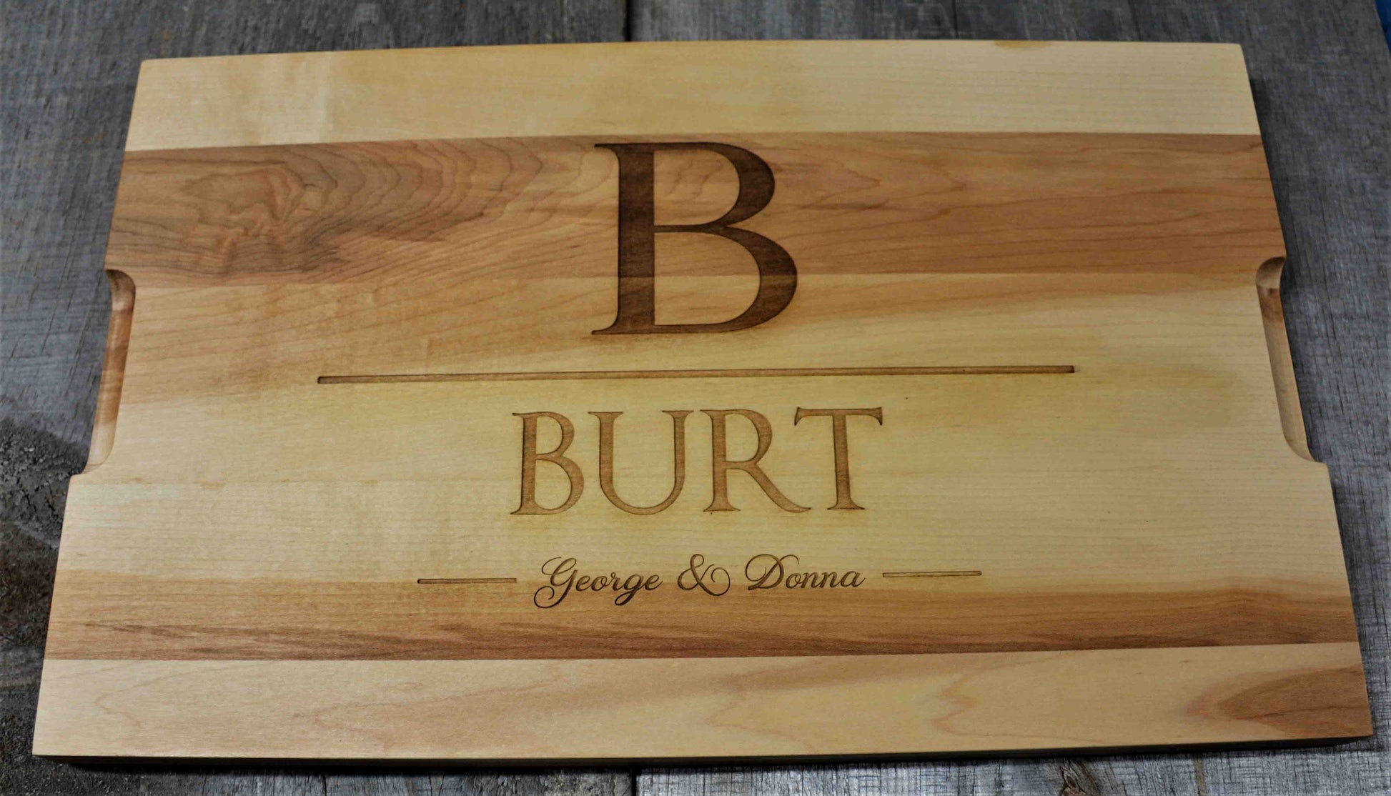 Custom Solid Maple Cutting Board - Your Design.