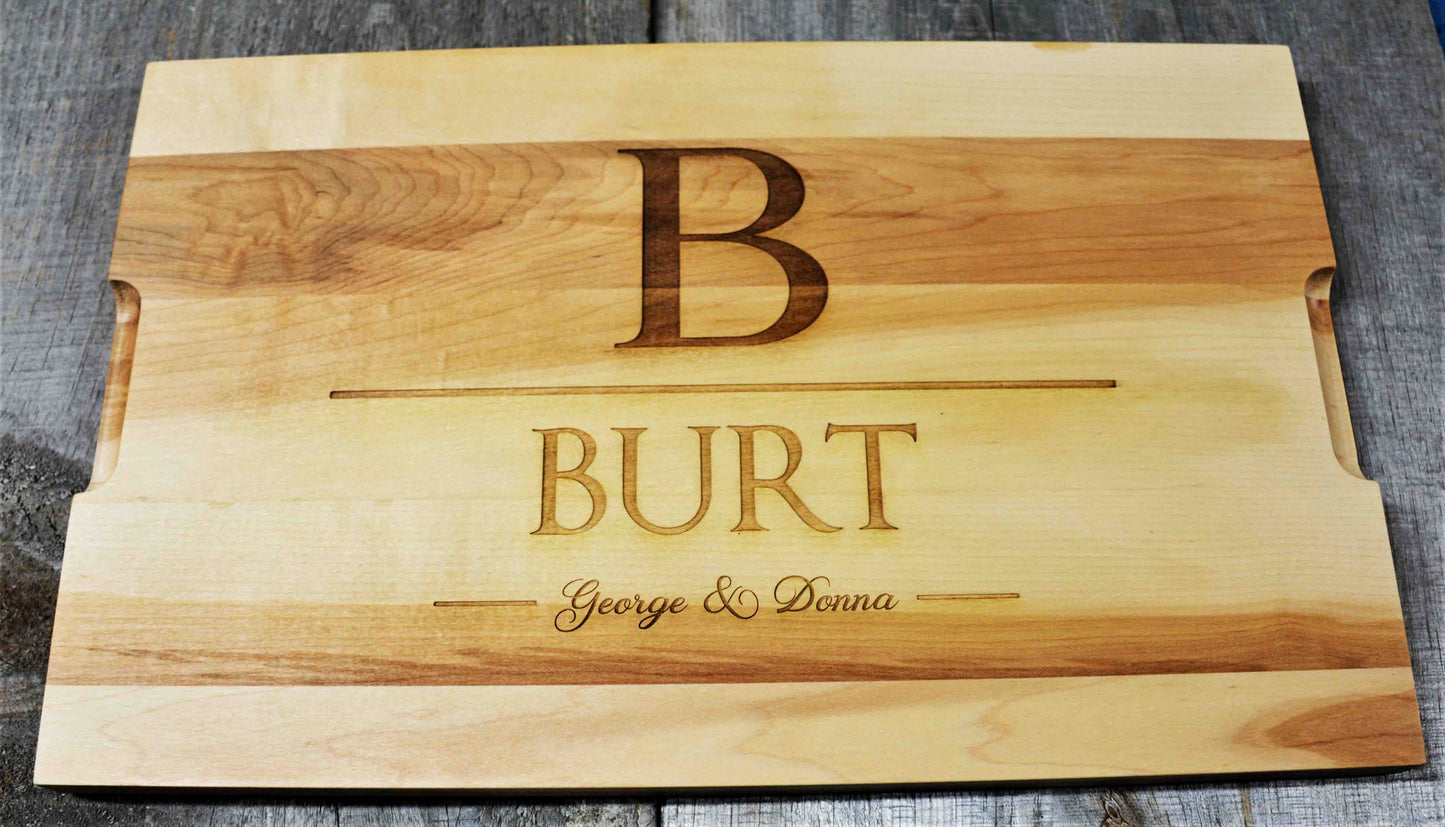 Custom Solid Maple Cutting Board Design 67.