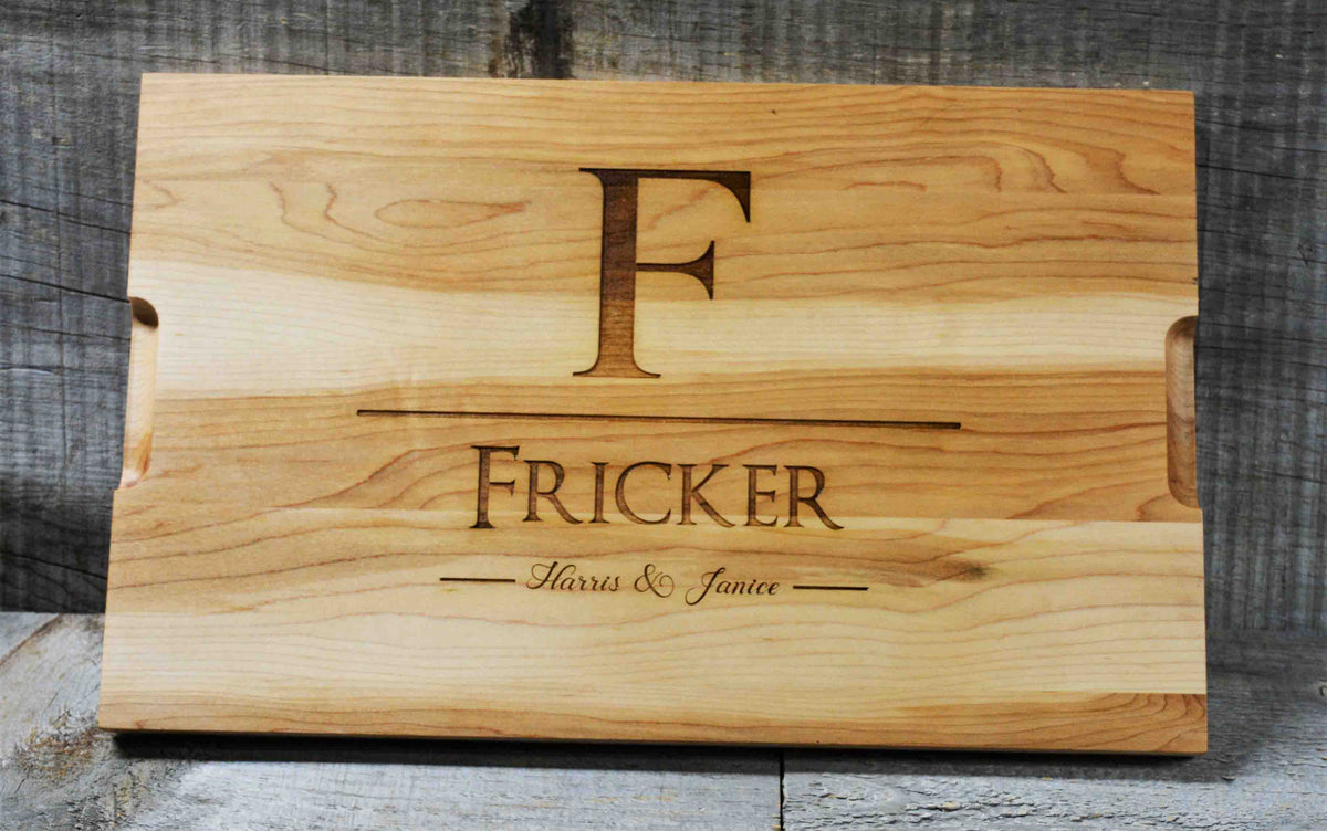 Custom Solid Maple Cutting Board - Your Design.
