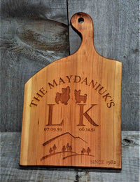 ARTISAN SOLID WOOD CUTTING/SERVING BOARD DESIGN 4.