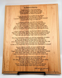 Alder Plaque.