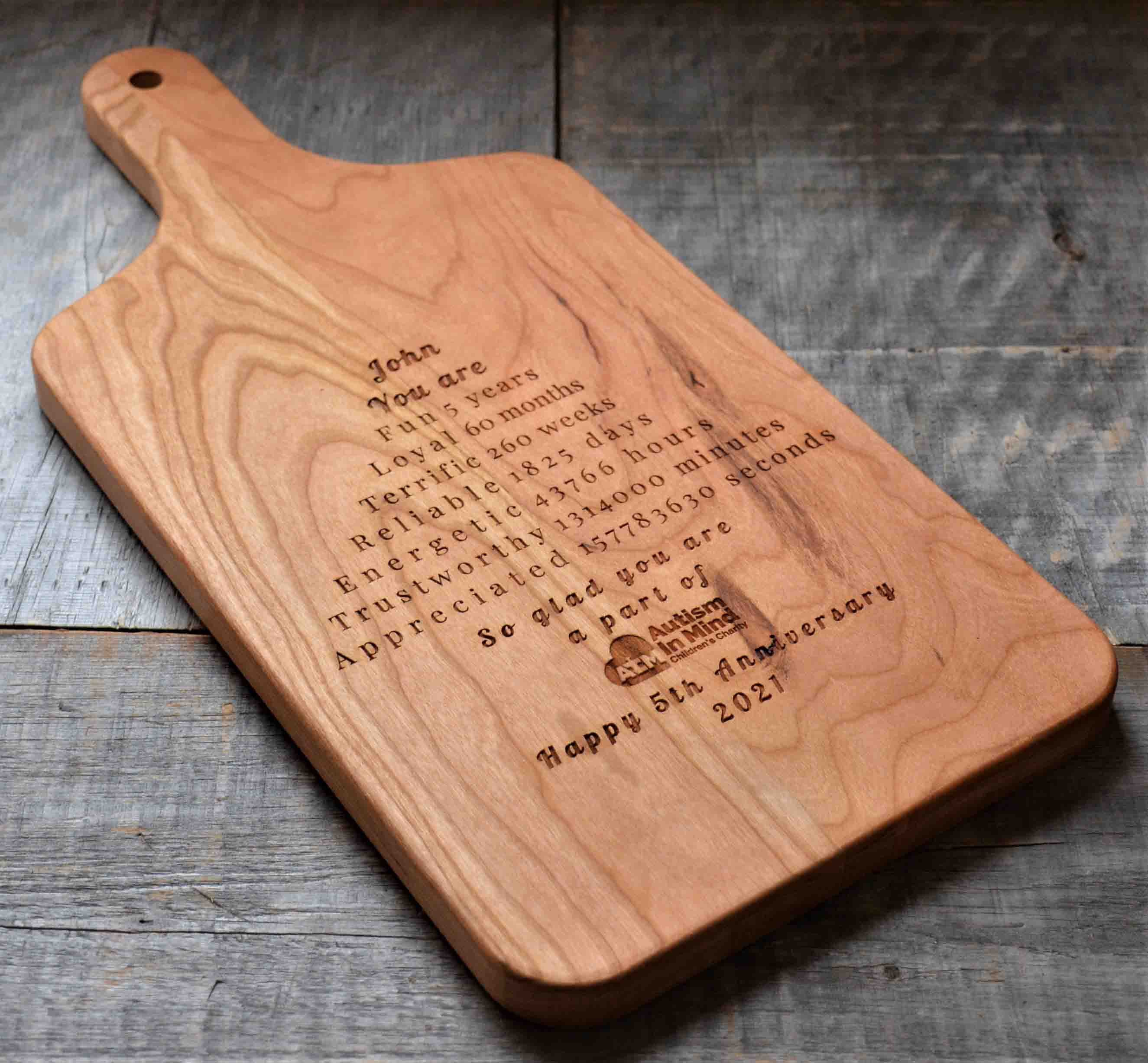 Solid Wood Cheese Board - Your Custom Design.