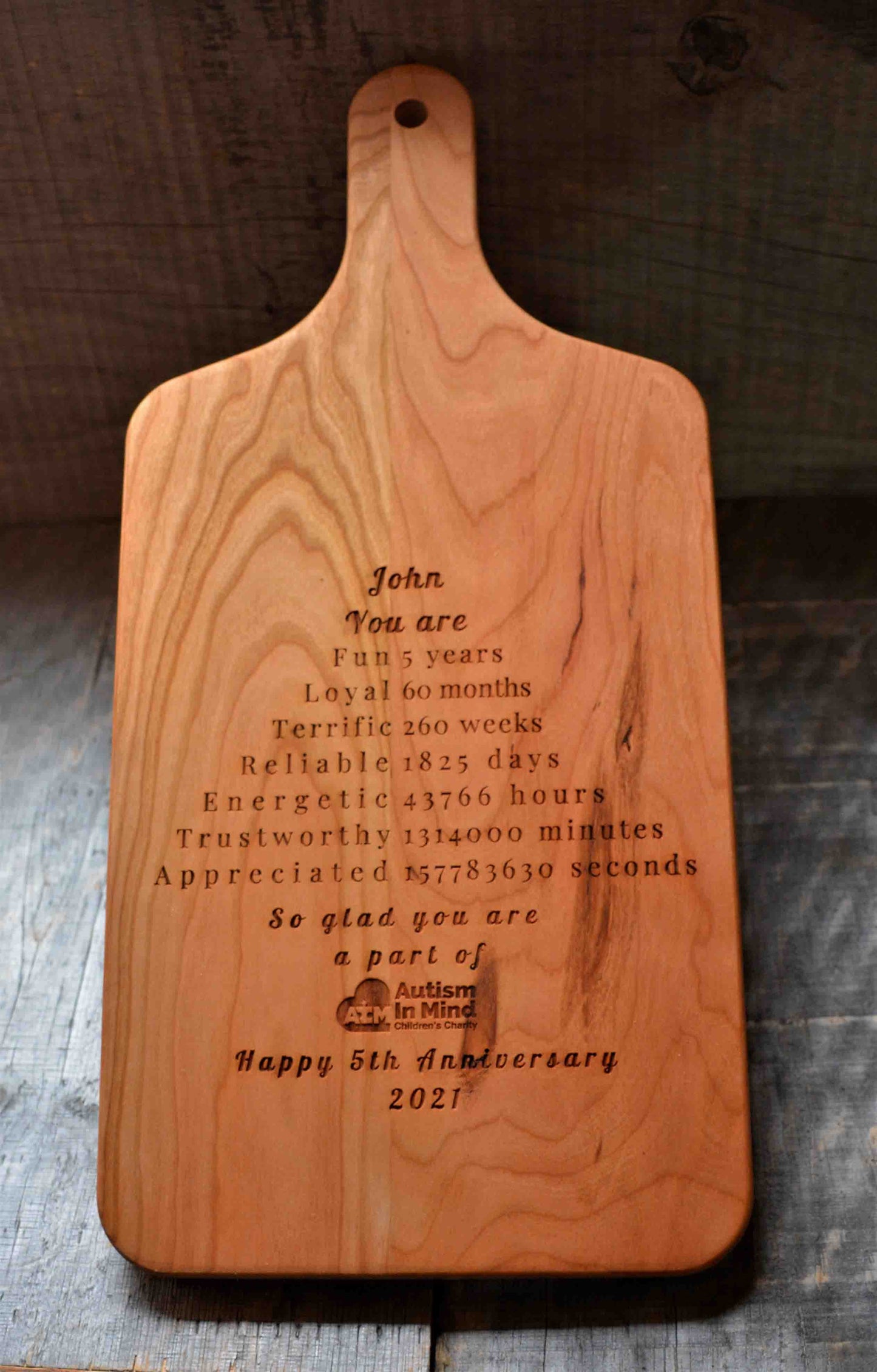 Solid Wood Cheese Board - Your Custom Design.