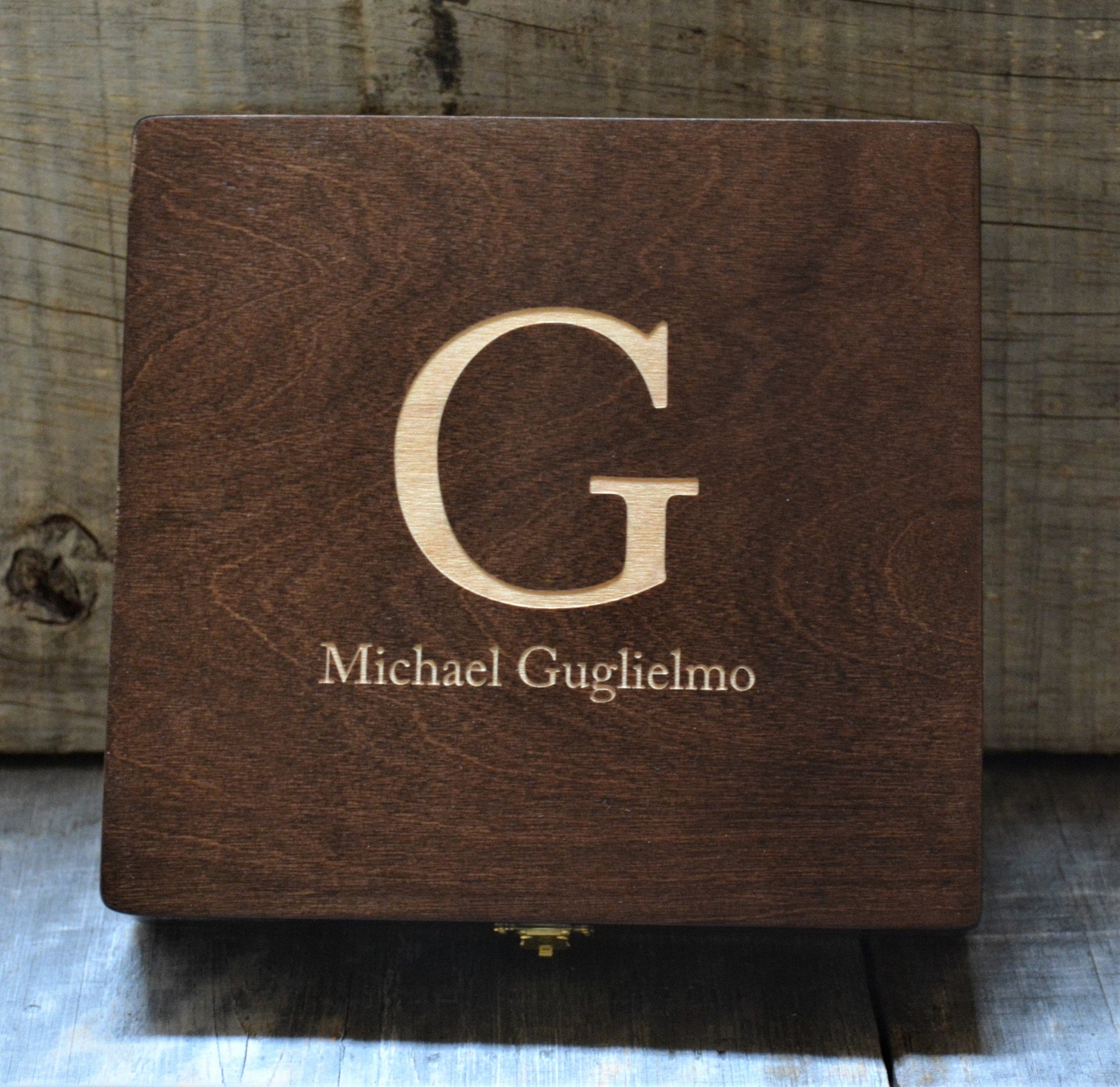 Groomsman Wooden Gift Boxes - Design 19.