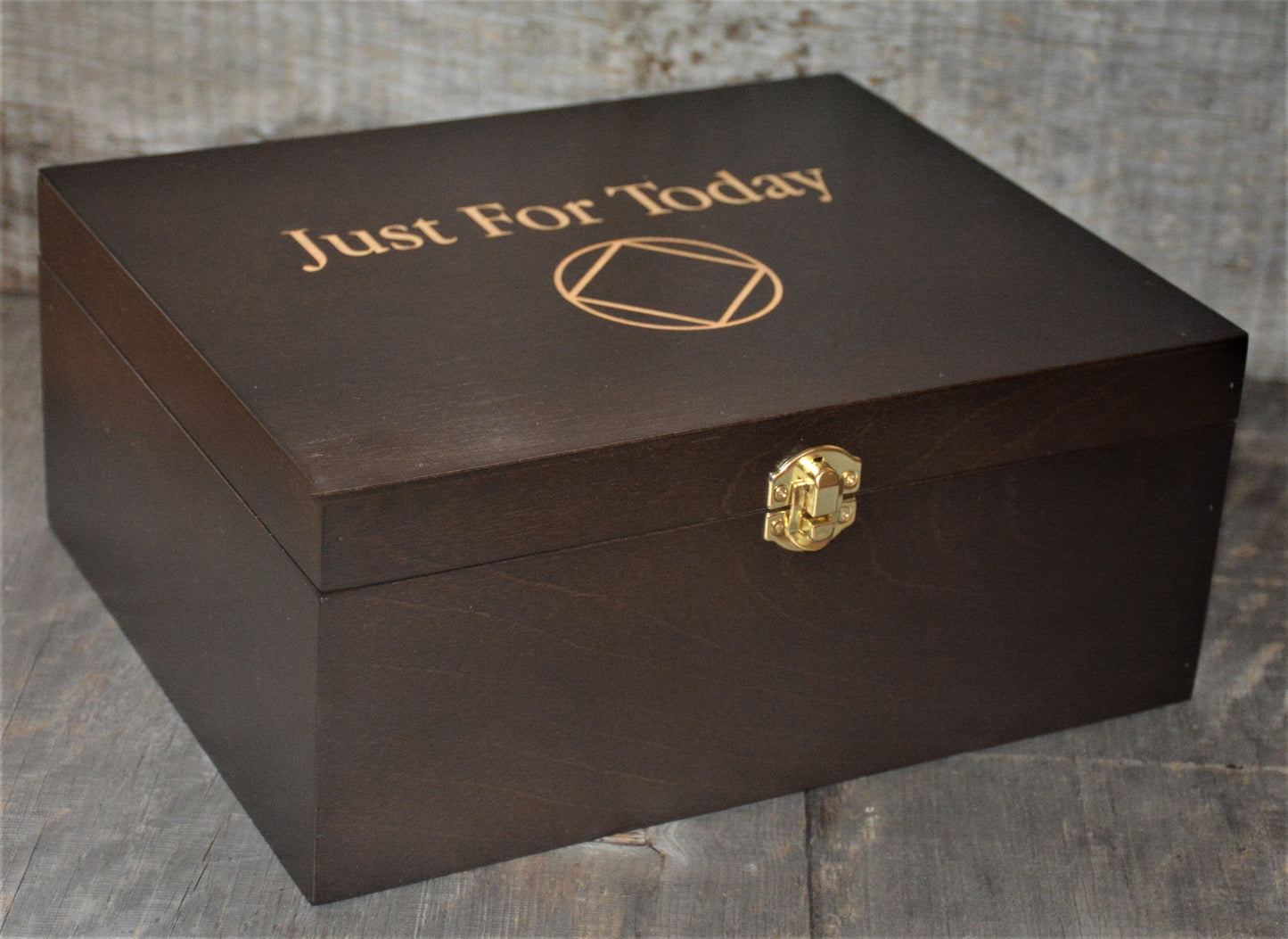 Premium Wooden Gift Box Hinged Lid With Clasp.