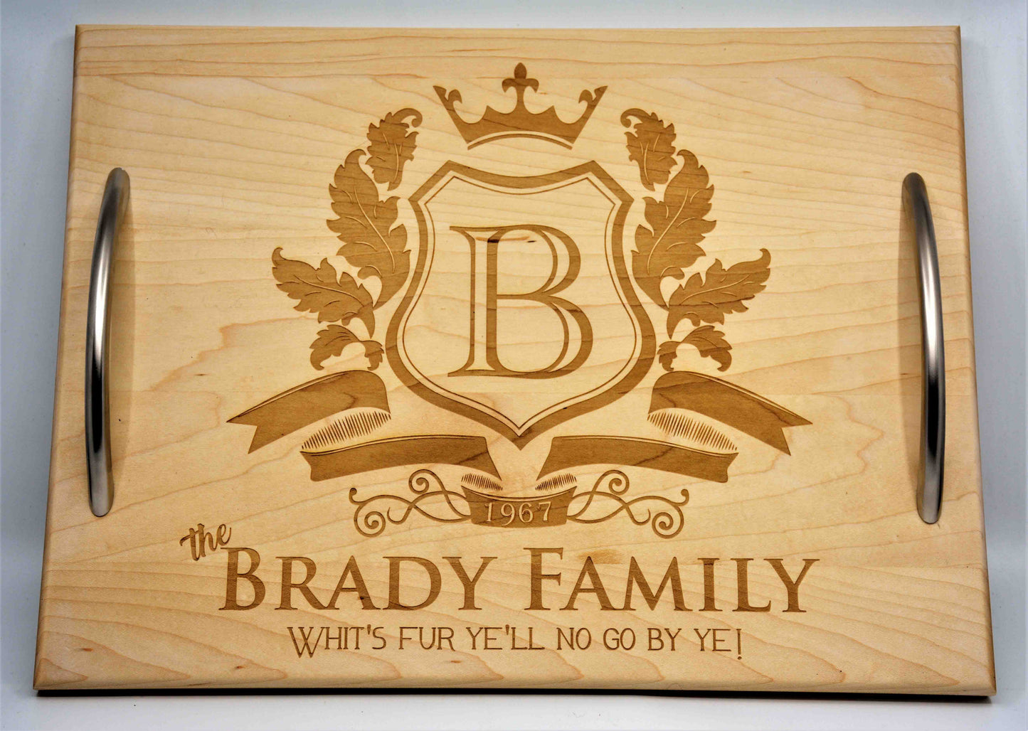 Solid Wood Serving Trays - Your Custom Design.