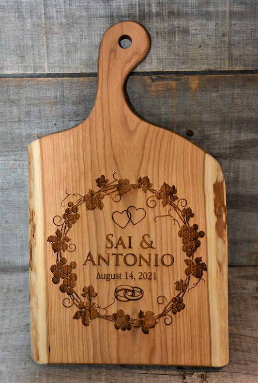 ARTISAN SOLID WOOD CUTTING/SERVING BOARD DESIGN 5.