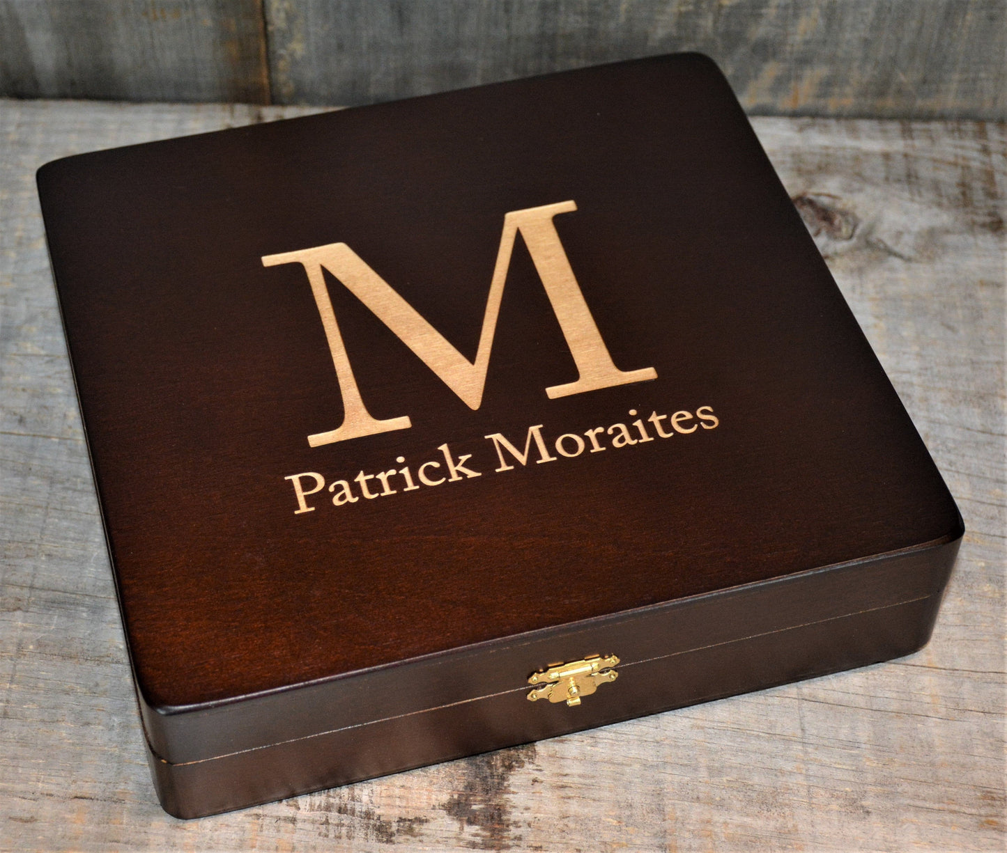 Groomsman Wooden Gift Boxes - Design 19.