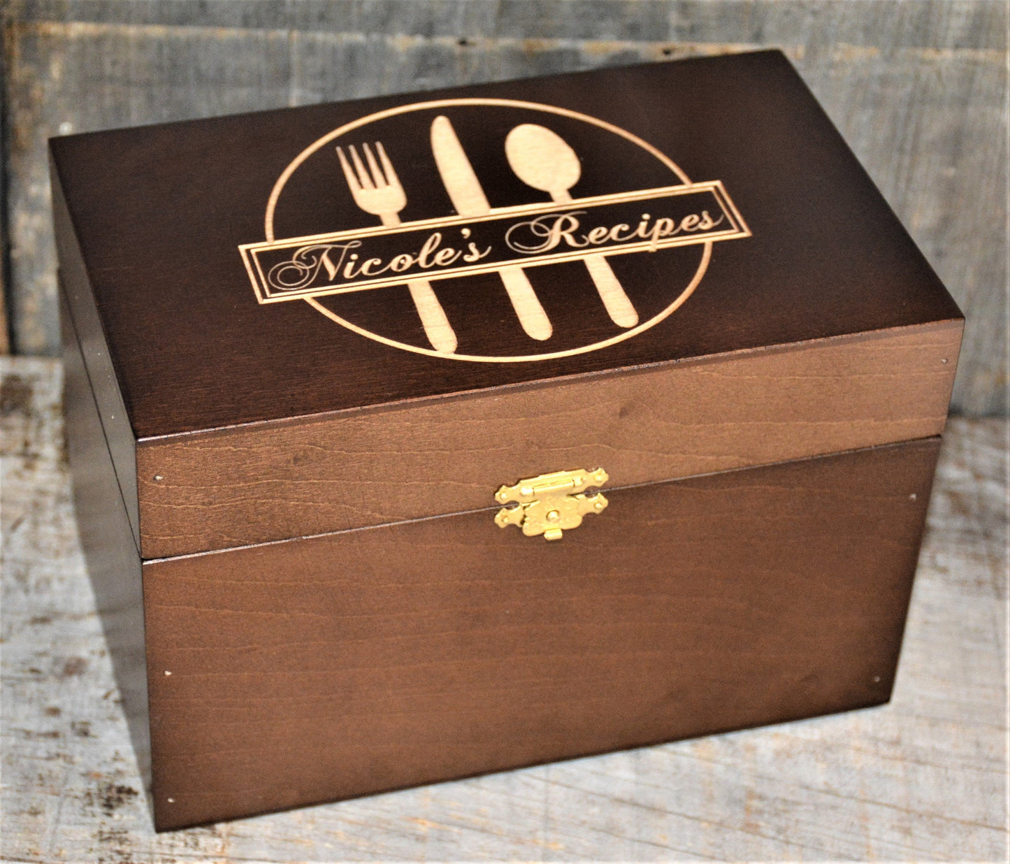 Recipe Box - Utensils Design.