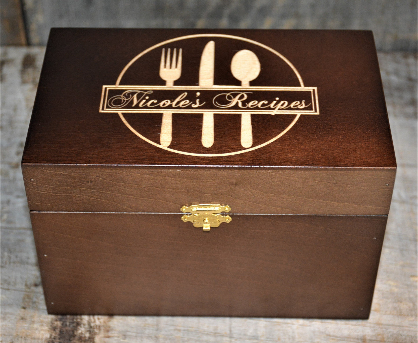 Recipe Box - Utensils Design.