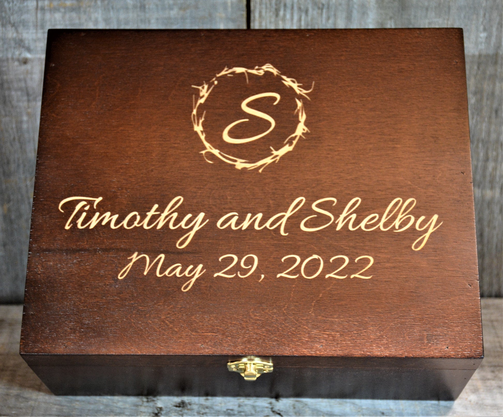 Premium Wooden Gift Box - Custom Design.