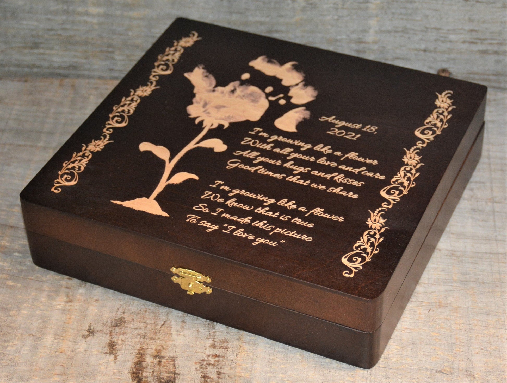 Premium Wooden Gift Box - Custom Design.