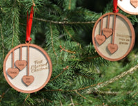 Christmas Ornament - Our first Christmas.